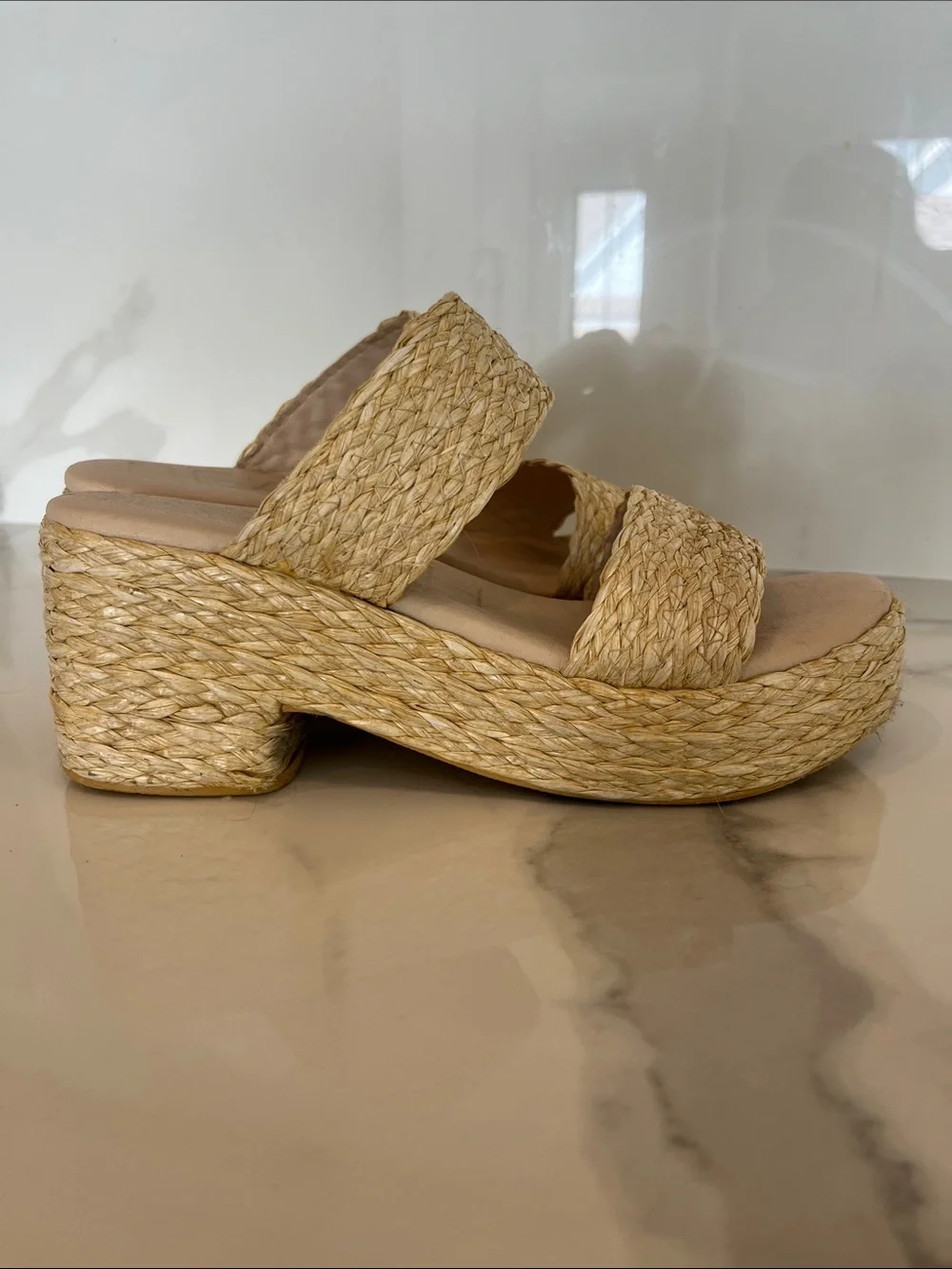 Beach by Matisse woven platform wedge sandals